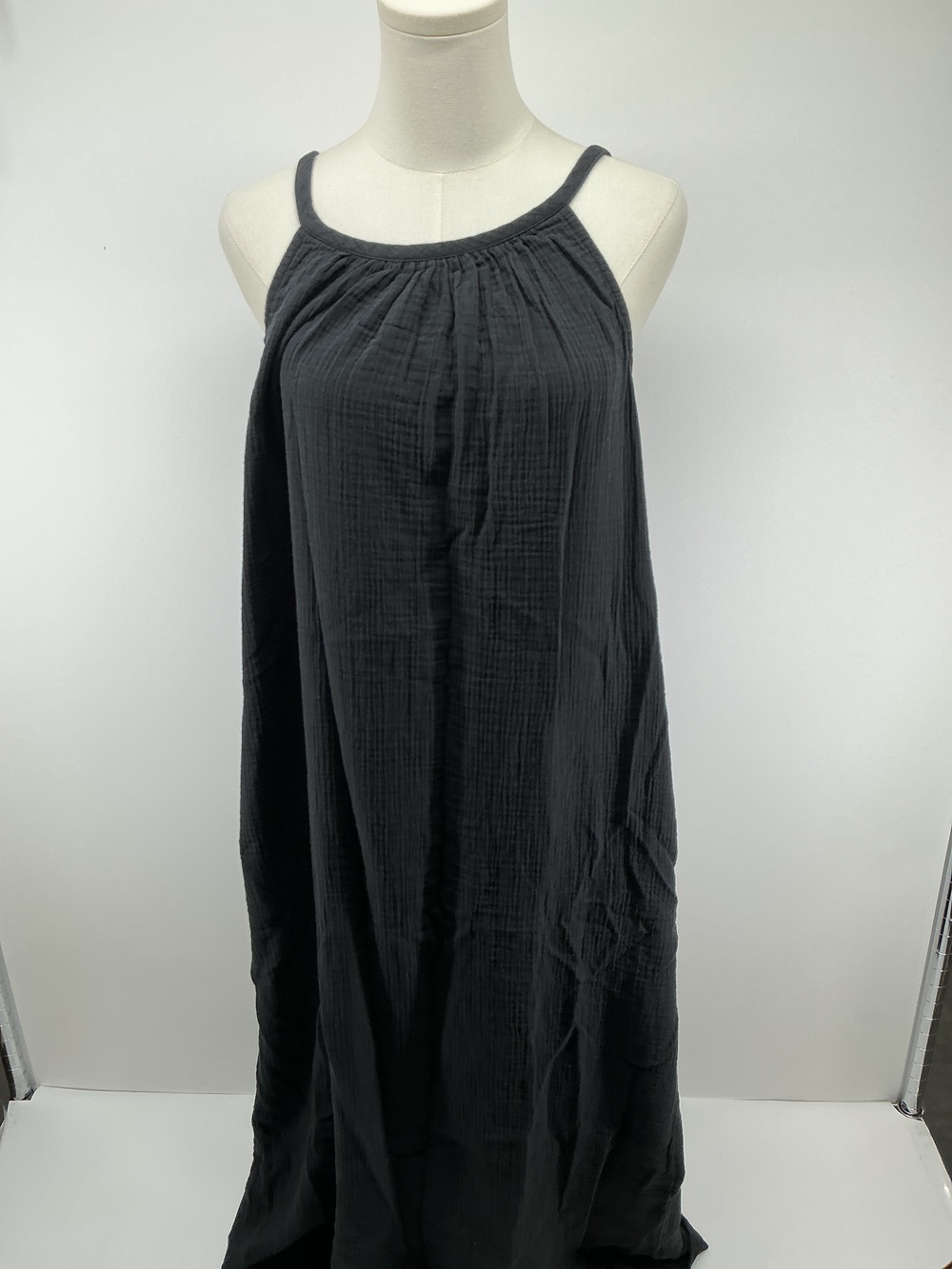 100% Organic Cotton Gauze Sleeveless Maxi Dress